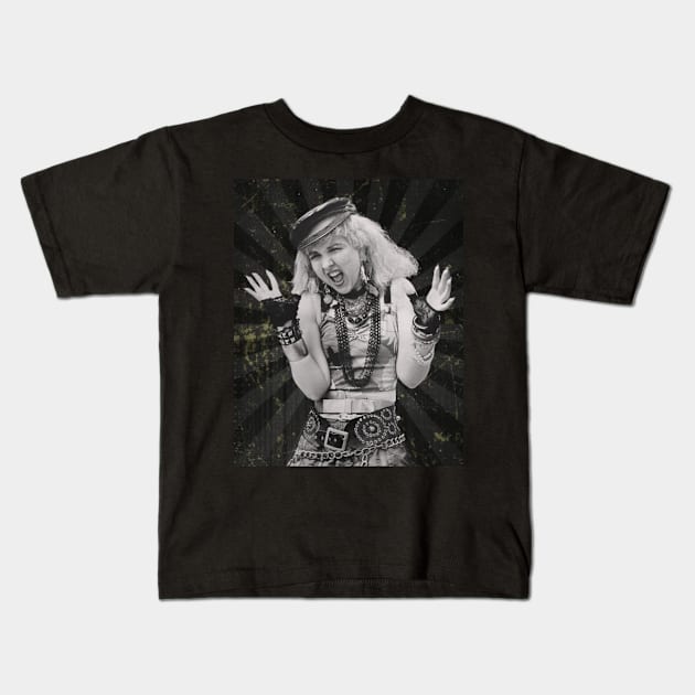 Cyndi Lauper Kids T-Shirt by KoplakStories